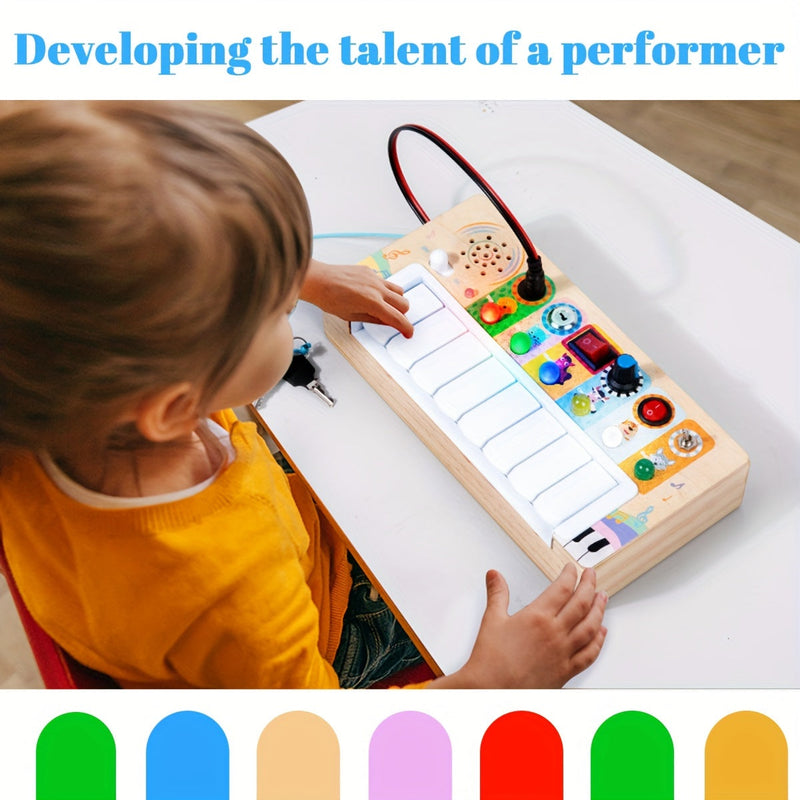 Educatief Muziek Speelbord voor Kinderen - Leren en Spelen met Geluid en Lichten