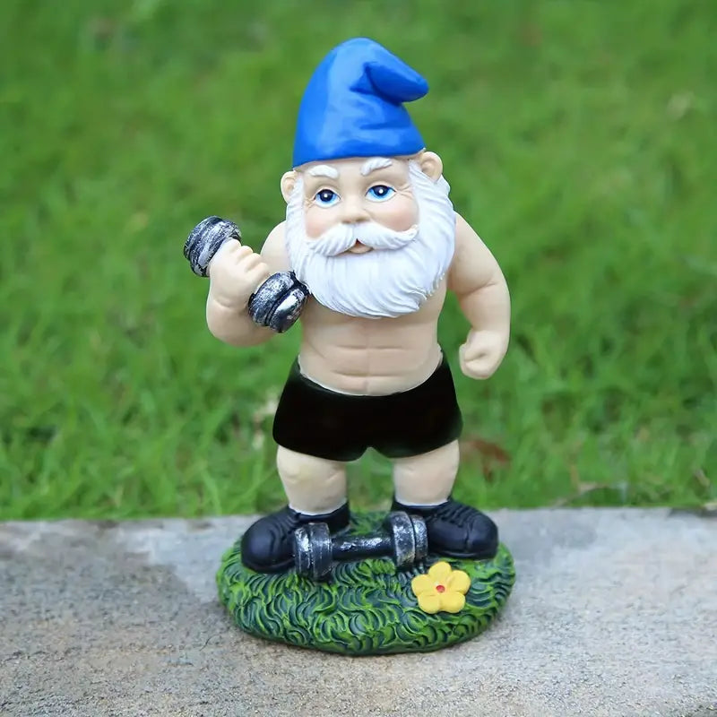 Sportieve Dwarfs - Grappige Tuinbeelden voor een Speelse Sfeer