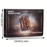 Magisch Boekenhuis – 3D Houten Puzzel voor Creatieve Bouwers