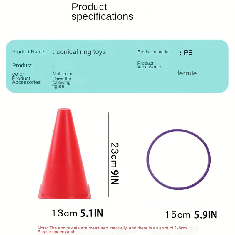 Kleurrijke Ringwerpset – Cones, Ringen en Bonenzakken voor Gezinsplezier