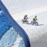 Geometrisch Badkamer Tapijt – Absorberend en Zacht met Non-Slip Onderkant