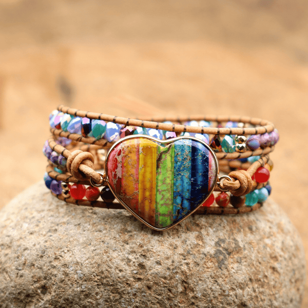 Chakra Hart Wickelarmband – Liora