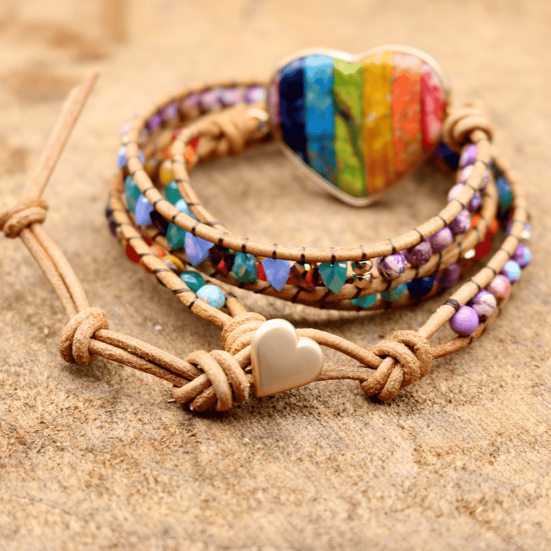 Chakra Hart Wickelarmband – Liora