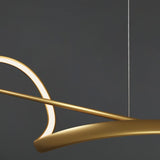 Elegante Cirkelvormige Metalen Kroonluchter