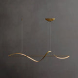 Elegante Cirkelvormige Metalen Kroonluchter