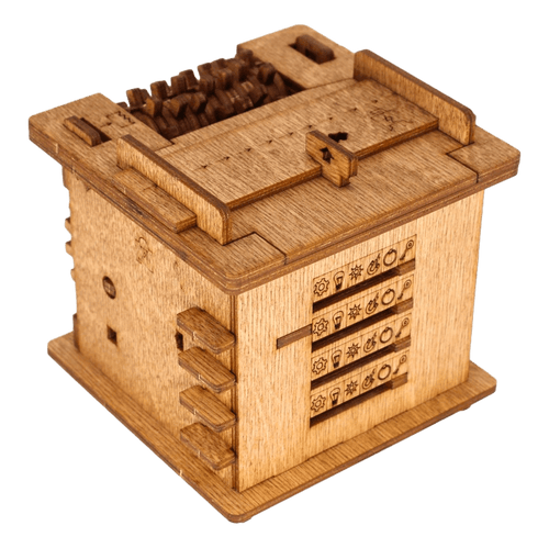 Interactieve Houten Escape Puzzlebox – MindVault