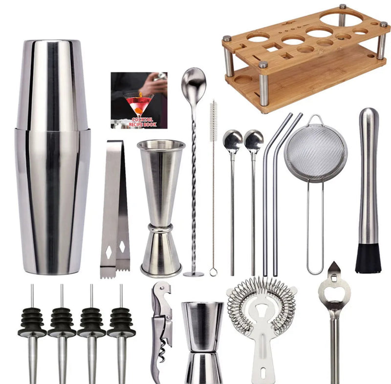 23-delig Professioneel Bartender Set – ShakerPro