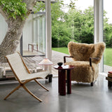 Tafellamp met stoffen kap – Lunara