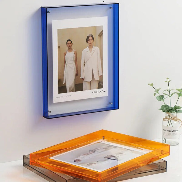Vibrant Acryl Display Frame – Hedendaagse Kleurrijke Fotohouder
