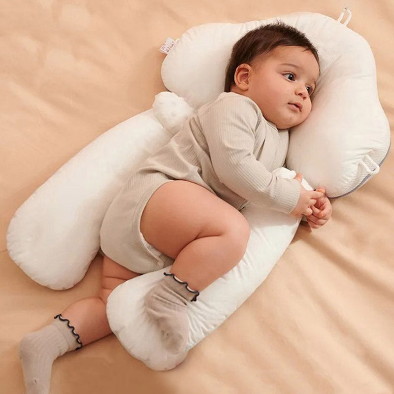 Ergonomisch Baby Slaapkussen – Veilig, Comfortabel en Aanpasbaar voor Pasgeborenen (0-12 Maanden)