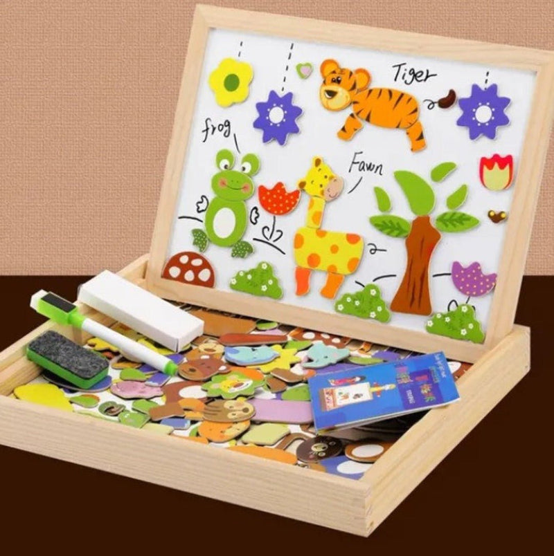 Magnetisch dubbelzijdig tekenbord-set – MiniArt Studio