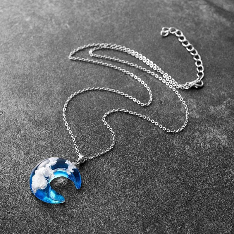 Azure | Verhoog je stijl met deze betoverende wolkenketting!