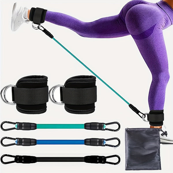 Verstelbare Enkelweerstand Bands Set – Perfect voor Booty en Benen Training Thuis