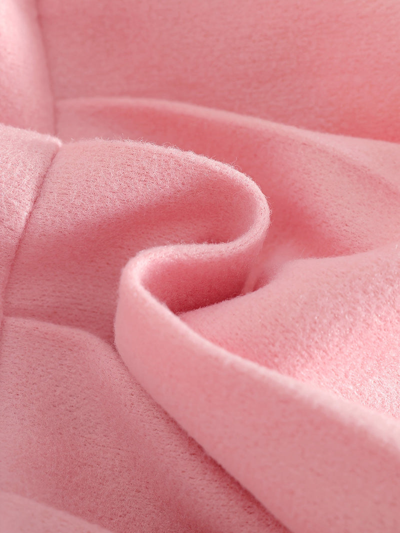 Lotte Winterjas voor kinderen - Elegant met Strik en Pluche Kraag voor Koude Dagen