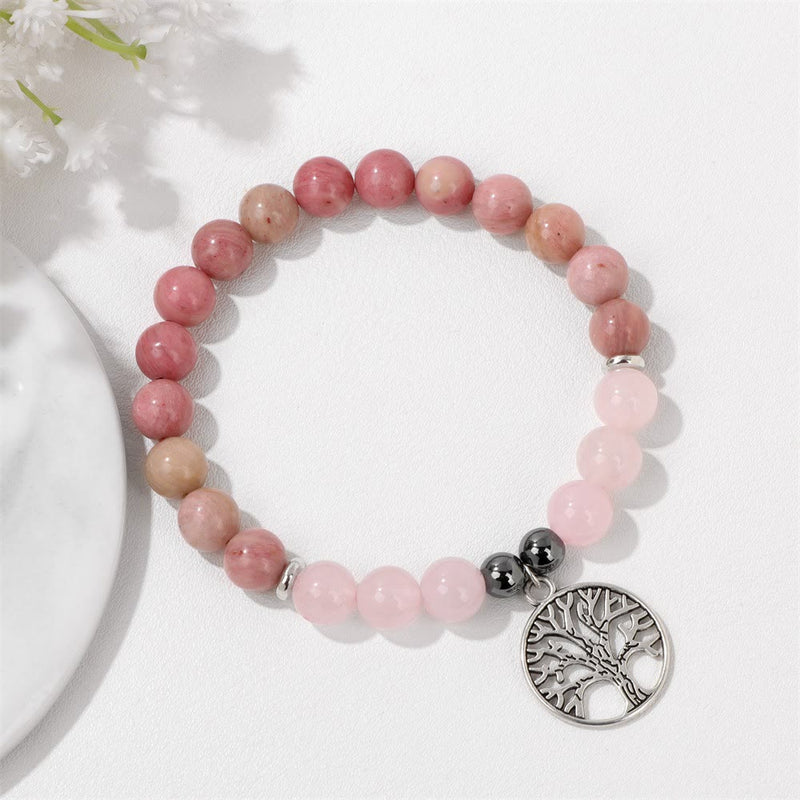 Natuurlijke Kristallen Levensboom Armband – Mila