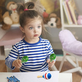 MelodyWood Houten Maraca - Speels Muziekinstrument voor Kinderen