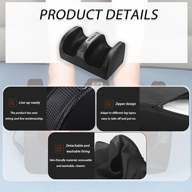 Zonne-energie Voetmassager – Comfortabele Massage met Warmte en Kneden