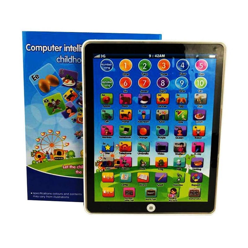 Interactief Leer-Tablet voor Peuters met Geluiden, Kleuren & Quizfunctie – 7,5 Inch