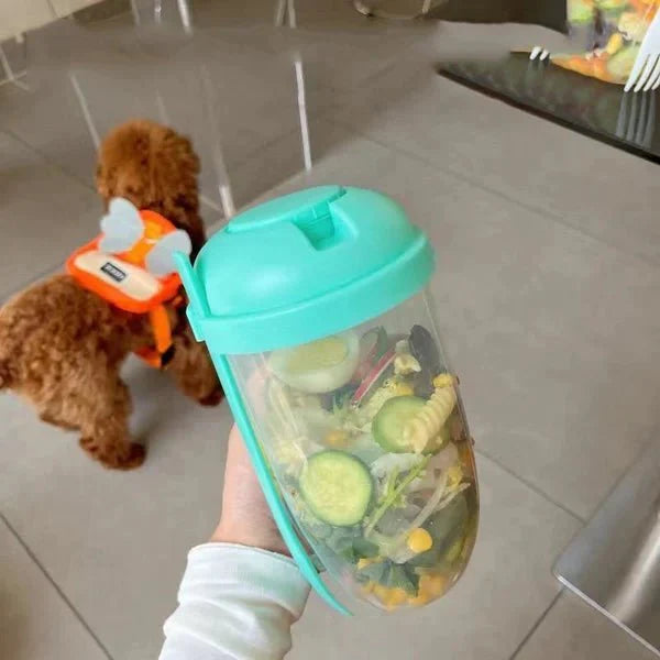 Salad Cup | De ultieme draagbare saladebeker voor drukke levensstijlen!