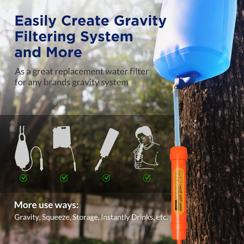 HydroPur Waterfilter Rietjes - Draagbare Waterzuiveraars voor Outdoor Avonturen