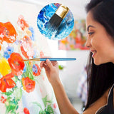 Acrylverf Set – 28 Stuks, Inclusief 18 Kleuren Acrylverf en 10 Penselen