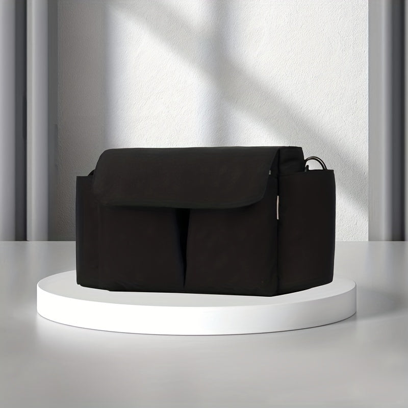 Multifunctionele Stroller Tas – Grote Capaciteit, Waterdichte Hangtas met Vakken voor Essentiële Babyspullen