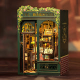 DIY Miniatuur Uilen Boekenwinkel – 3D Houten Kit met Verlichting voor Creatieve Decoratie