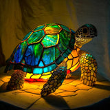 Artistieke Glasmozaïek Dierenlamp – Kleur en Sfeer in Huis