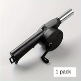 Draagbare Handmatige Blazer – Perfect voor BBQ's, Kamperen en Vuur Maken