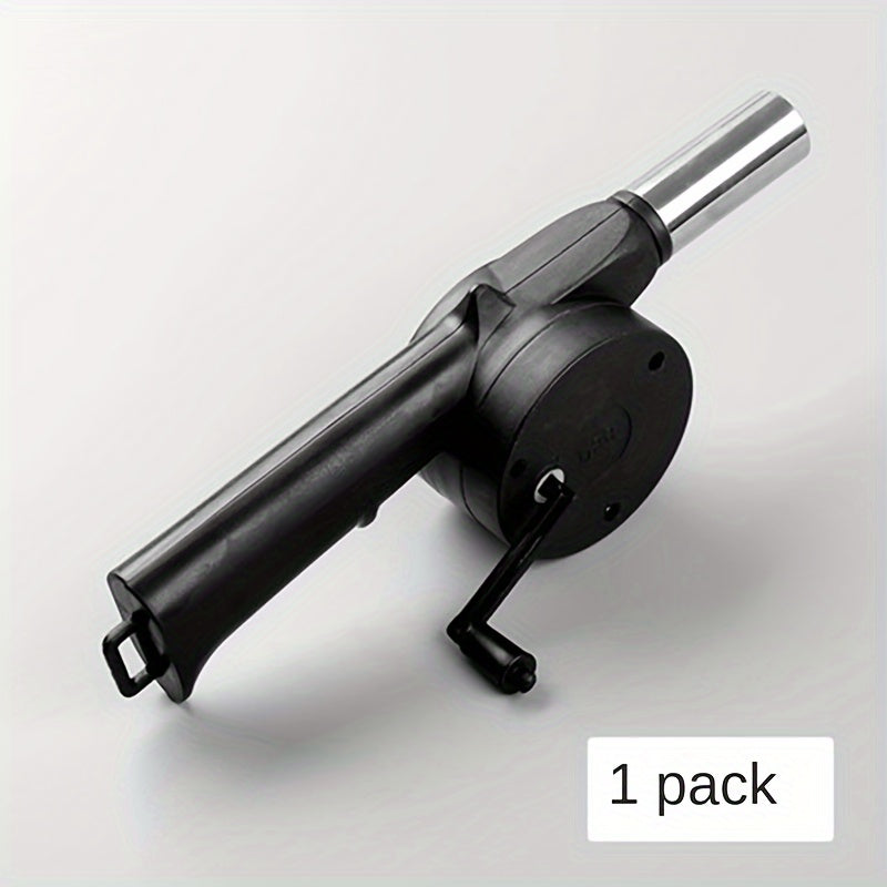 Draagbare Handmatige Blazer – Perfect voor BBQ's, Kamperen en Vuur Maken