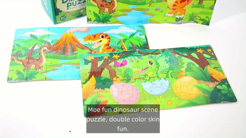 Educatieve Dinosauruspuzzel - Voor Creatief Leren en Spelplezier