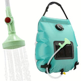 SunnyFlow Zonne-douchezak – Praktisch, Lekvrij en Met Temperatuurmeter