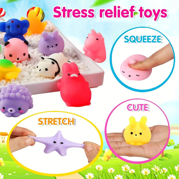 36 Schattige Squishy Dierenspeelgoed - KawaiiKnijpjes