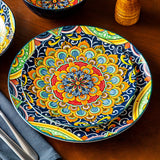 24-delige Diner Set – Steengoed in Bohemien Stijl