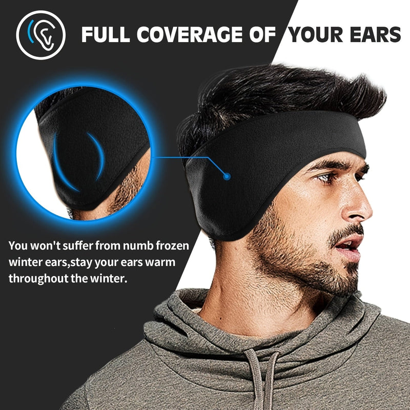 Fleece Oorwarmer Headband - Perfect voor Buitenactiviteiten in de Winter