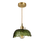 Elegante Glazen Hanglamp – Moderne Messing & Glazen Hanglamp