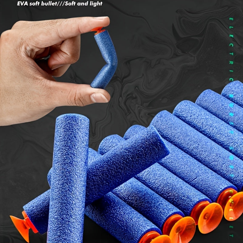 Automatische Schuimblaster – Turquoise Pistol met 40 Schuimballetjes voor Spelplezier