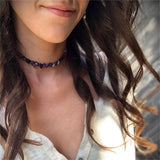 Stijlvol Gevormde Gepolijste Kristallen Halsketting - Lina