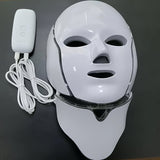 7-Kleur LED Gezichts- en Nekmasker – USB Oplaadbaar Huidverzorgingsapparaat