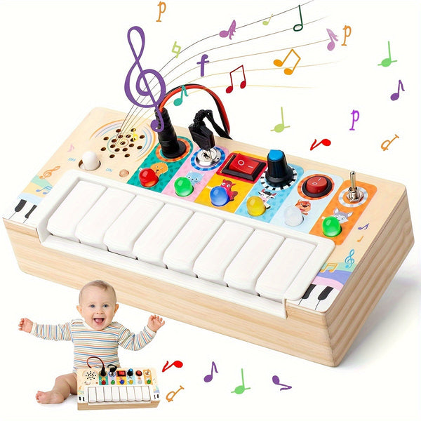 Educatief Muziek Speelbord voor Kinderen - Leren en Spelen met Geluid en Lichten