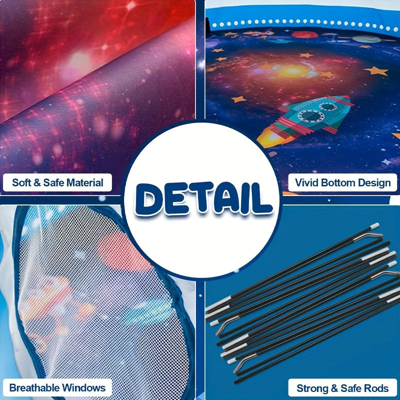 Galaxy Explorer Pop-up Speeltent - Ruimte-Thema voor Buiten en Binnen