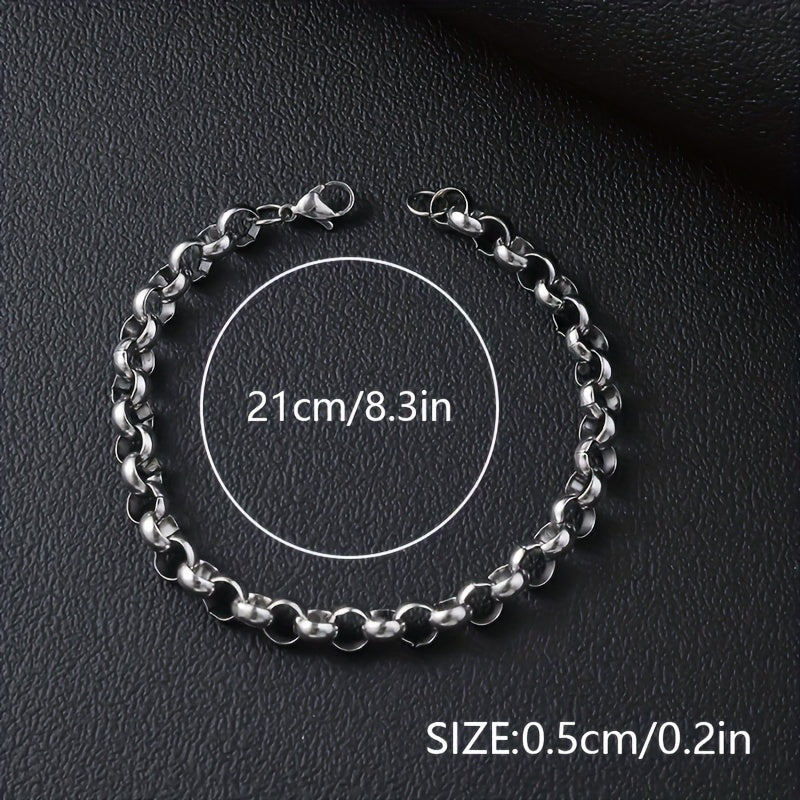 UrbanSteel Armbandenset – Stoer en Trendy voor Heren