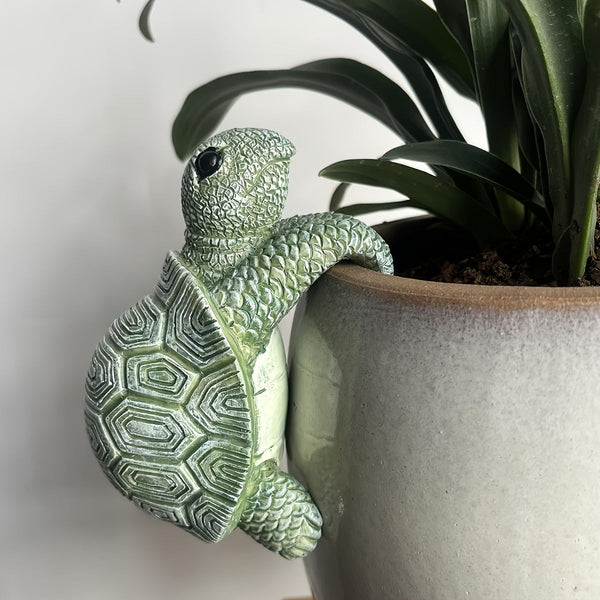 Speelse Cartoon Schildpad Hangende Planter – Ideaal voor Binnen en Buiten Decoratie