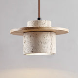 Travertin Hanglamp voor Natuurlijke Luxe - StoneGlow