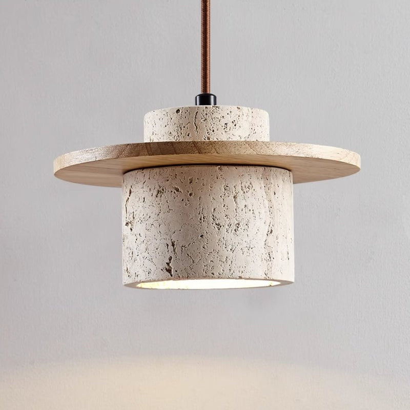 Travertin Hanglamp voor Natuurlijke Luxe - StoneGlow