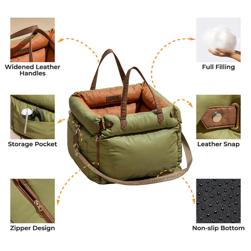 Comfortabele autostoel voor honden - PawLuxury