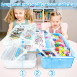 Complete Knutselset voor Kinderen – Creatieve Set met Stickers, Stokken, Veren en Meer