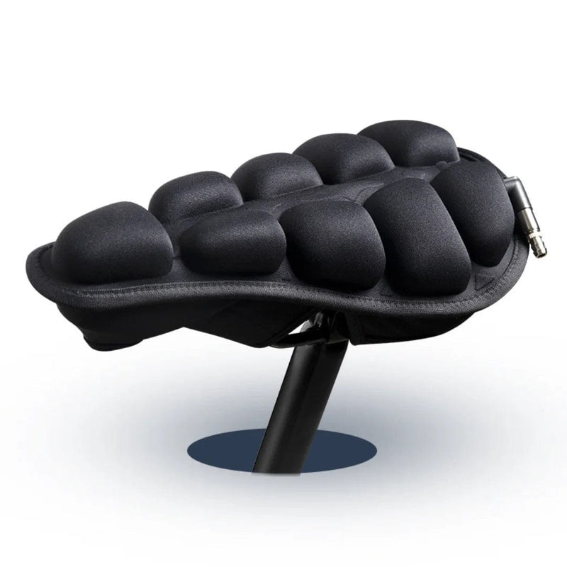 AirSeat | Comfortabel Schokdempend Fietszadel | Perfecte Luchtcirculatie | Instelbare Luchtdruk | Anti-slip Siliconen Basis | Droog en Zacht Zitten | Ideaal voor Lange Fietstochten | Verkrijgbaar in Maten S en M