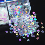 12 Kleuren Sterren Sequins – Glitter Sequins in Lange Doos voor DIY en Scrapbooking
