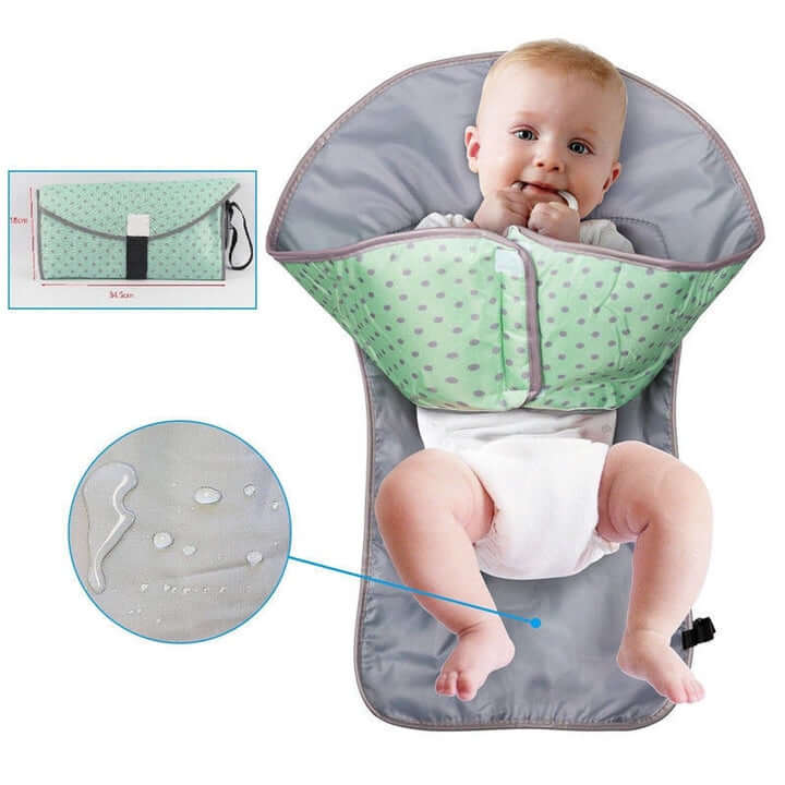 3-in-1 Verschoonmat voor baby's met Speelgoedbevestiging – VerschoonPlus (1 kopen, 1 gratis)